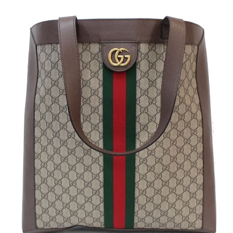 gucci gg supreme tote mens|ophidia gg large shoulder bag.